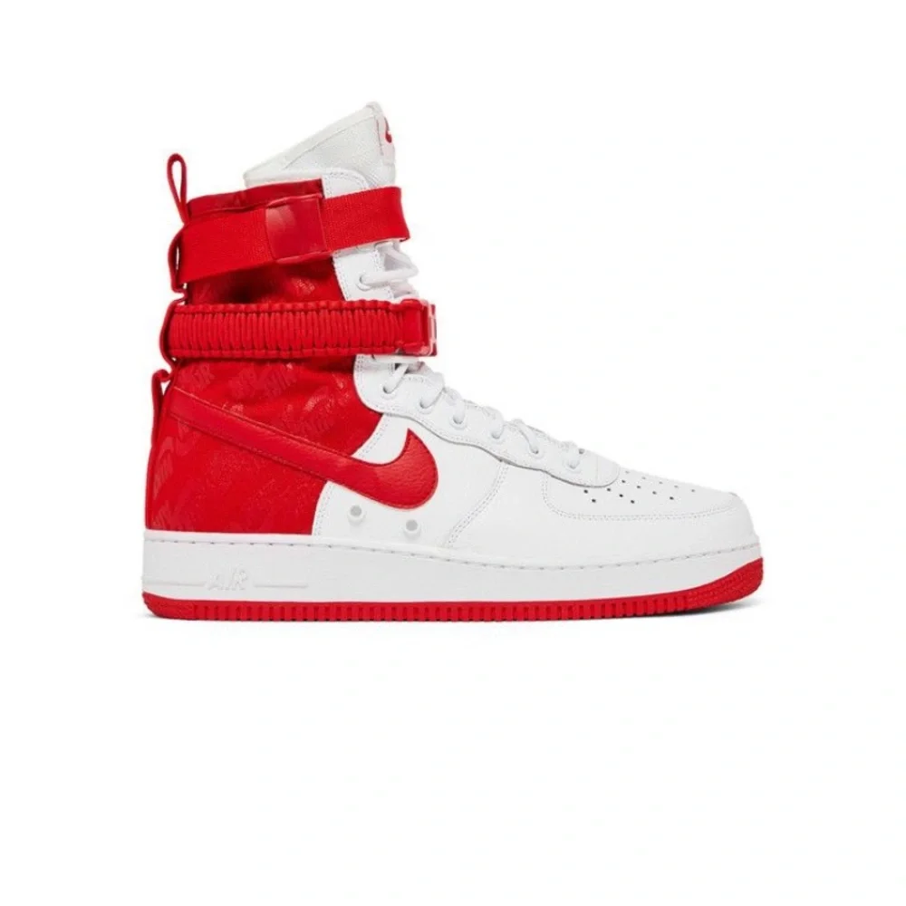 Nike SF Air Force 1 High cut “University Red” size 11